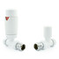 M-TRV-075-ST-WW - Exeter Modern TRV Straight All-White Thermostatic Radiator Valve M-TRV-075-ST-WW - Exeter Modern TRV Straight All-White Thermostatic Radiator Valve